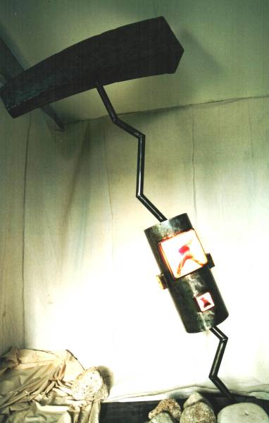 Création d'une Sculpture pour exterieur en acier Thème VIN