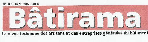 Article dans le magazine BATIRAMA avril 2002
