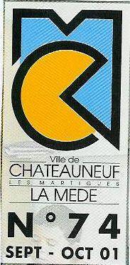 Article dans le journal VIVRE CHATEAUNEUF LES MARTIGUES octobre 2001
